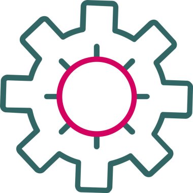 Cog Vector Icon Design