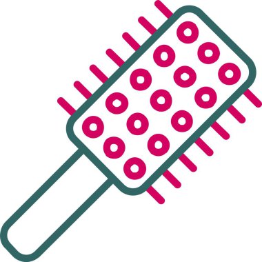 saç fırçası Vektör Simgesi Tasarımı