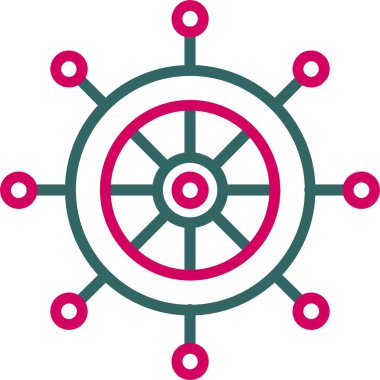Rudder Vector Icon Design