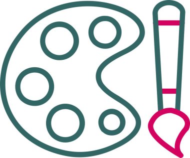 Water colour Vector Icon Design