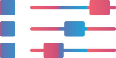 Sliders  Vector Icon Design