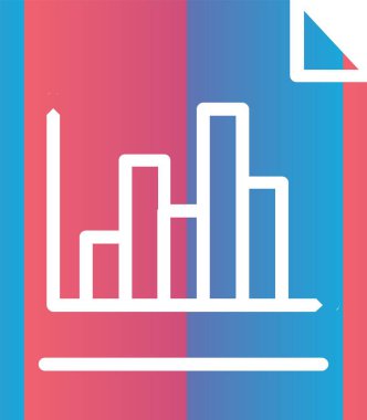 Çubuk Grafik Vektörü Simgesi Tasarımı