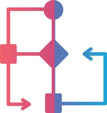 Flow Chart  Vector Icon Design