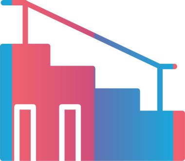 Merdiven vektör simgesi tasarımı