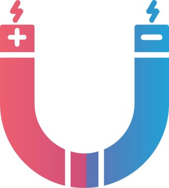 Mıknatıs vektör simgesi tasarım