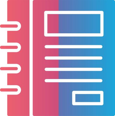 Günlük Vektörü Simgesi Tasarımı