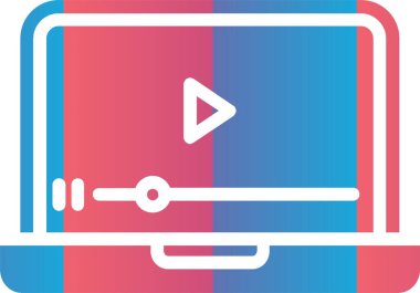 Video Marketing Vector Icon Design
