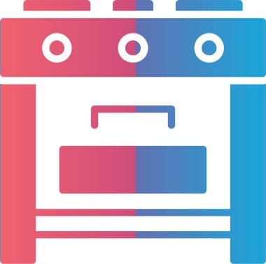 Stove Vector Icon Design