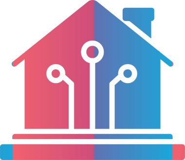 Smart House Vector Icon Design