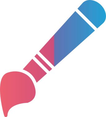 Boya fırça vektör simgesi tasarım