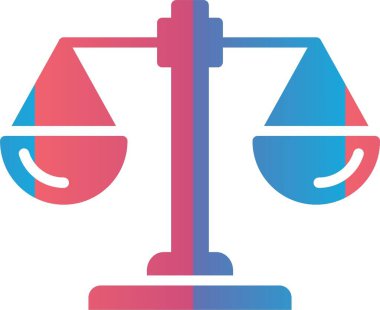 Balance Scale Vector Icon Design