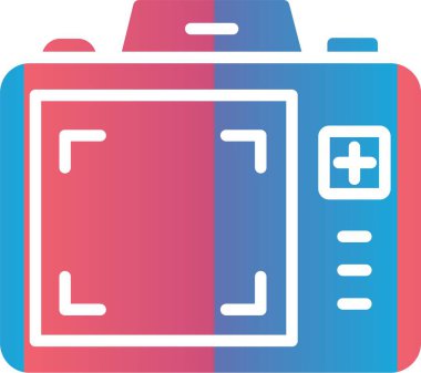 DSR Kamera Görünüm Vektörü Simgesi Tasarımı