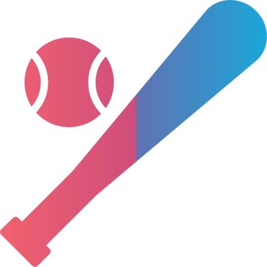 Beyzbol Vektörü Simgesi Tasarımı