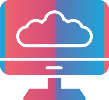 Cloud Computing Vector Icon Design