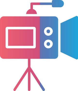 Video Camera Vector Icon Design