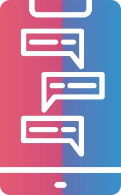 İleti vektör simgesi tasarım