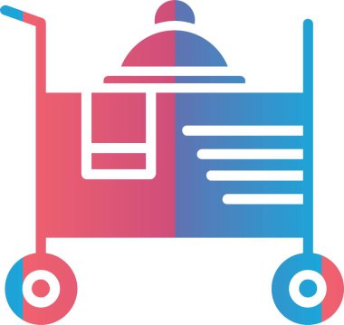 Room Service Vector Icon Design