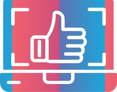 Thumbs Up Vector Icon Design