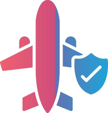 Travel Insurance Vector Icon Design