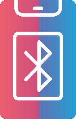 Bluetooth Vektör Simgesi Tasarımı