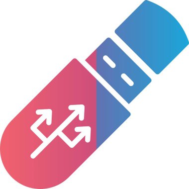 Flash Sürücü Vektör Simgesi Tasarımı