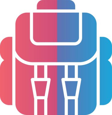 Backpack Vector Icon Design