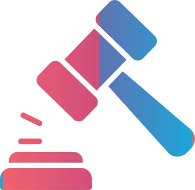 Gavel Vector Icon Design