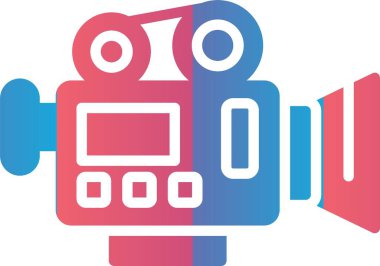 Kamera Vektörü Simgesi Tasarımı