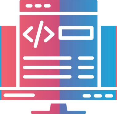 Web Development Vector Icon Design