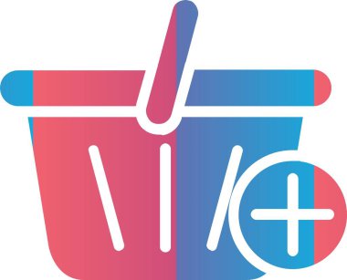 Sepet Vektörü Simgesi Tasarımına Ekle