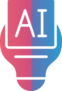 Artificial Intelligence Vector Icon Design