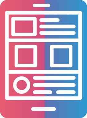 Content Vector Icon Design