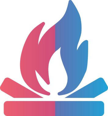 Bonfire Vector Icon Design