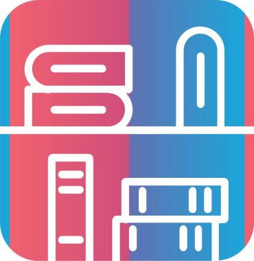 Library Vector Icon Design