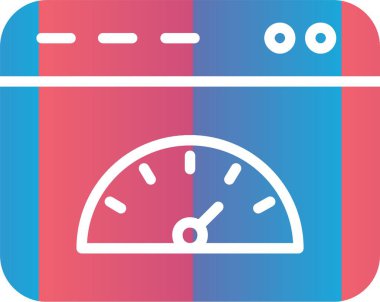 Sayfa Hız Vektörü Simgesi Tasarımı