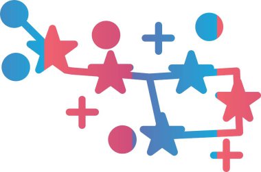 Samanyolu Vektör Simgesi Tasarımı