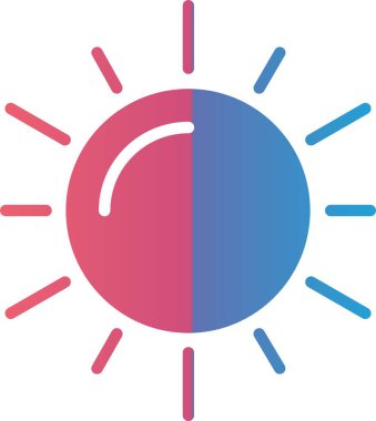 Sun Vector Icon Design