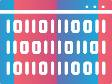 Binary Code Vector Icon Design
