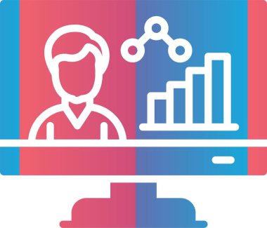 Kullanıcı Analizi Vektör Simgesi Tasarımı