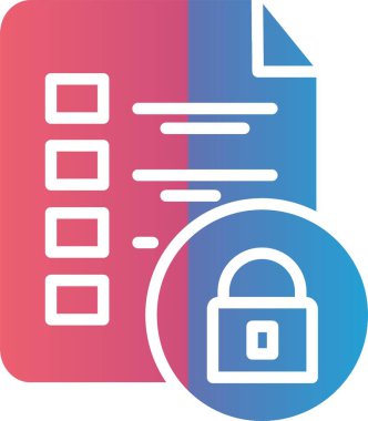 Data Security Vector Icon Design