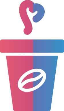 Coffee Cup Vector Icon Design