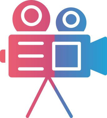 Video Camera Vector Icon Design