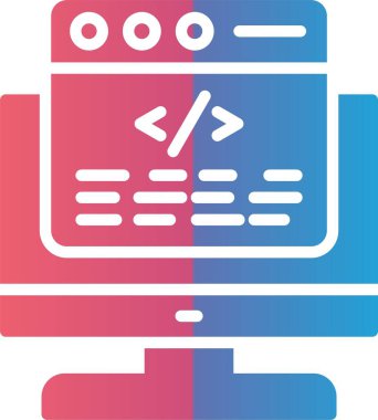 Coding  Vector Icon Design