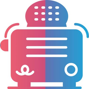 Tost makinesi Vektörü Simgesi Tasarımı