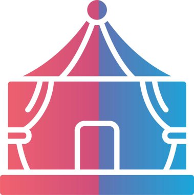 Tepe Örtüsü Vektörü Simgesi Tasarımı