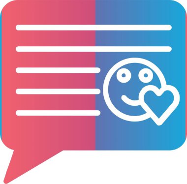 Love Message Vector Icon Design