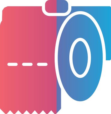 Toilet Paper Vector Icon Design