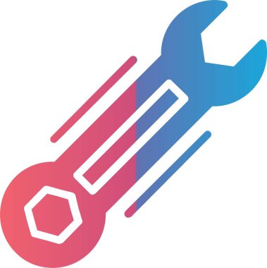 Wrench Vector Icon Design