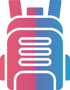 BackPack Bag Vector Icon Design