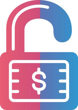 Unsecured Vector Icon Design